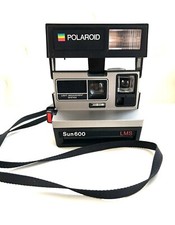Vintage Polaroid Sun 600 LMS Instant FIlm Camera Light Management System