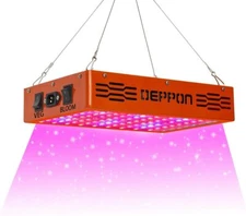 Deppon 600W LED Grow Light Full Spectrum Dual-Chip Grow Lamp