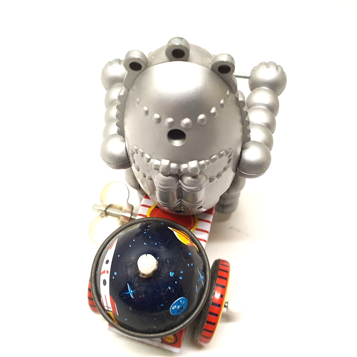 Robot - Robot Marcheur Mécanique en Tôle - Mister Blue MS 403 (ImageGifts
