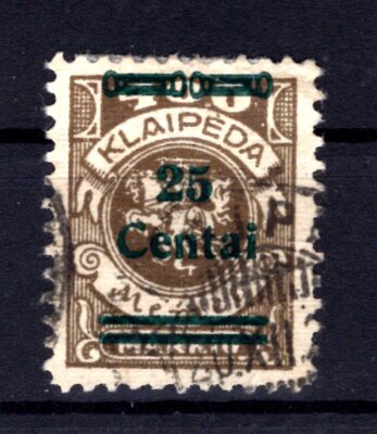 Memel 220IIIe As Best Type Stamped BPP (T0827