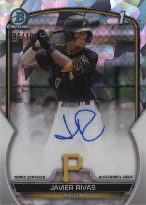 2023 Bowman Chrome - Prospect Autographs Javier Rivas #CPA-JRS Atomic ...