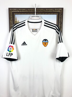 Valencia Home football shirt 2015 Soccer Adidas Jersey Mens