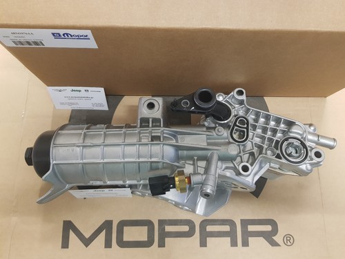 Engine Oil Cooler Assembly Jeep Wrangler JK 2.8CRD 2007-2018 Mopar 68341976AA - Picture 2 of 3