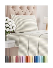 Twin XL Size 3 Piece Sheet Set - Comfy Breathable Cooling Bed Sheets Set - H...
