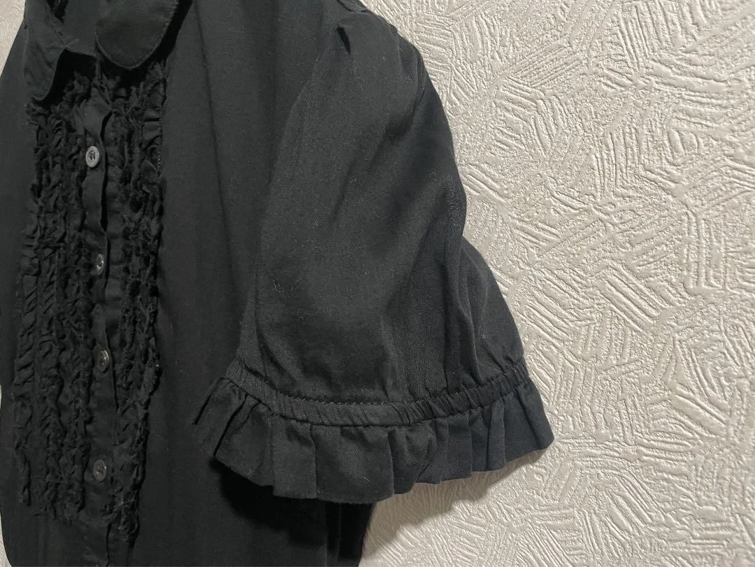 ALEXANDER McQUEEN gonna ritagliata abito arricciato manica a sbuffo camicia svasata D23