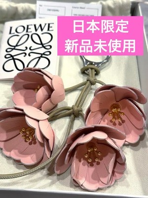 LOEWE Cherry Blossom Charm Calfskin Light Pink Japan Exclusive