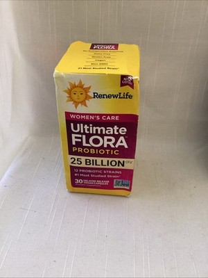RenewLife Ultimate Flora Women's Care Probiotic 30ct. 25 Billion CFU Exp10/26