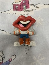 Vintage 80s Applause General Foods Tang Lips PVC Toy Figures Collectible