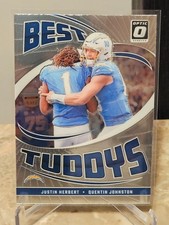 2024 Donruss Optic #12 Justin Herbert / Quentin Johnston Best Tuddys