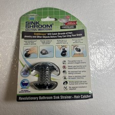 New SinkShroom Stainless Steel Hair Catcher Drain Protector Sink Strainer