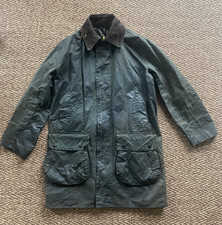 Barbour Border Wax Jacket - Size C38 (medium) - Good Condition