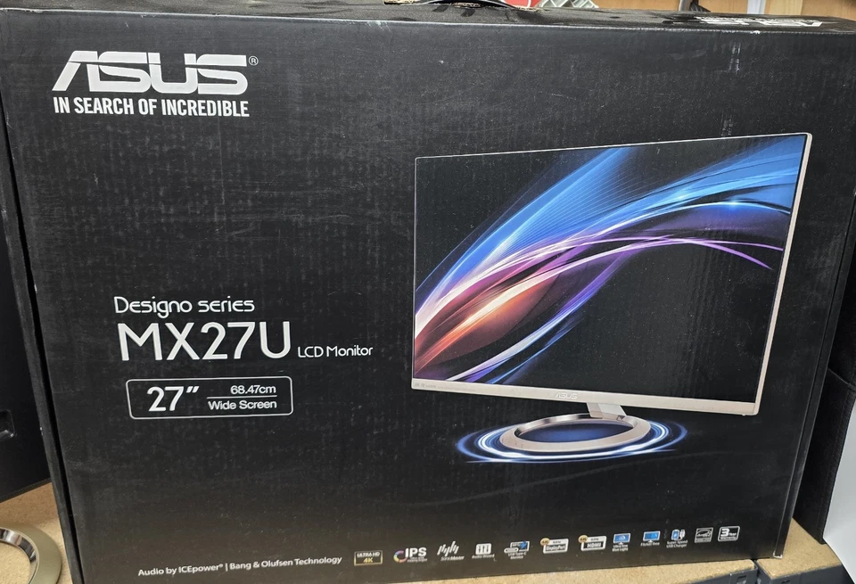 Asus Designo Series MX27UC LCD Monitor 27" 4K UHD Screen MX27U Faulty - Image 4 of 4