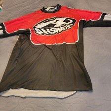 Gildan Mens Black and Red Sweatshirt