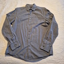 Michael Michael Kors Medium men's gray long sleeve casual button up VGUC