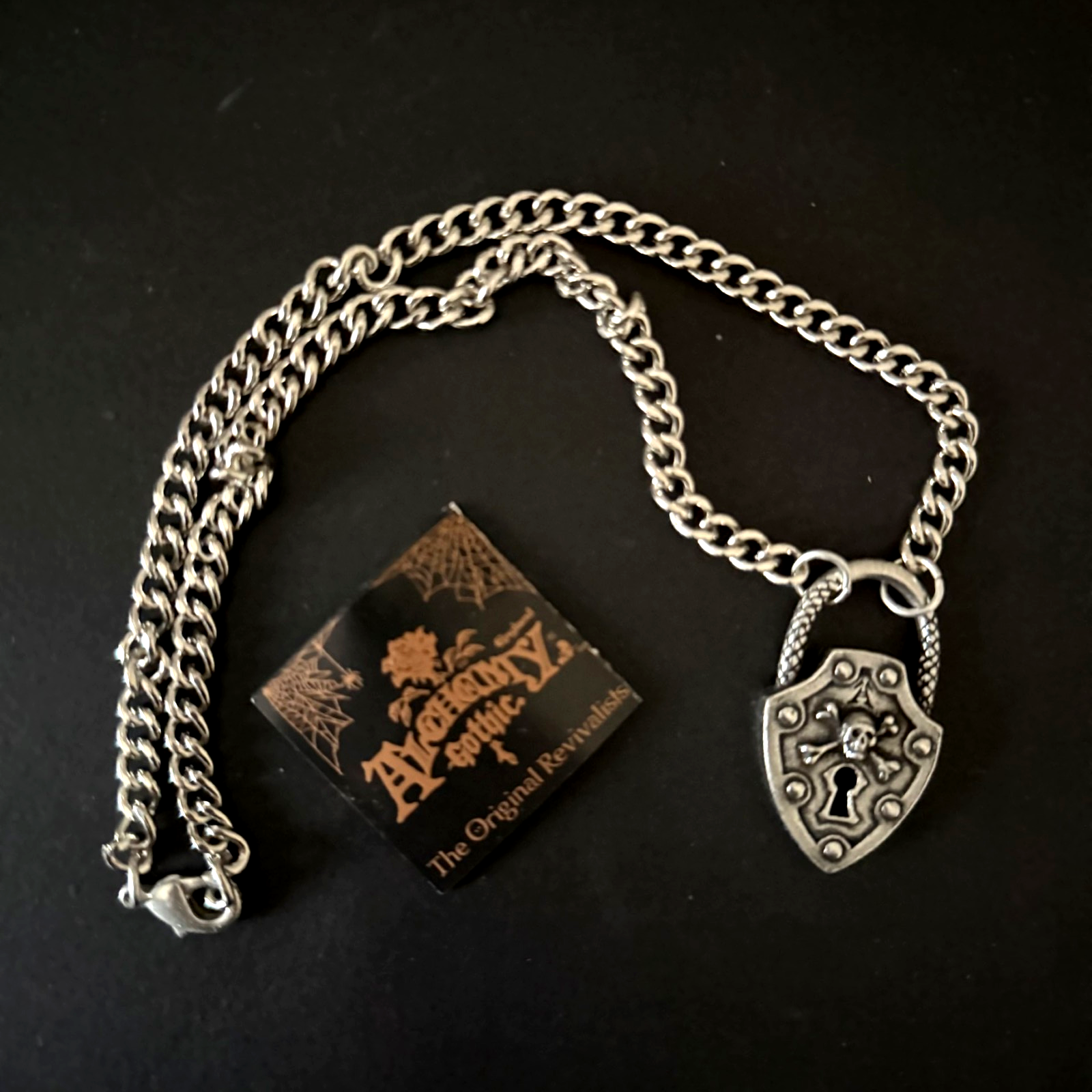 DEATHLOCK pendant ALCHEMY GOTHIC