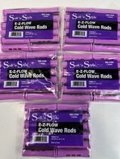 Cold Wave Perm Rods EZ Flow Soft 'n Style New Lot of 5 356-LCSH Beauty Shop Hair
