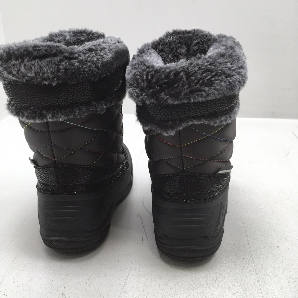 Kamik Kids звезда 2T (размер 10 ребенка ясельного возраста) (уголь/орхидея) девочка водонепроницаемый ботинки, новый в коробке - Изображение 4 из 4