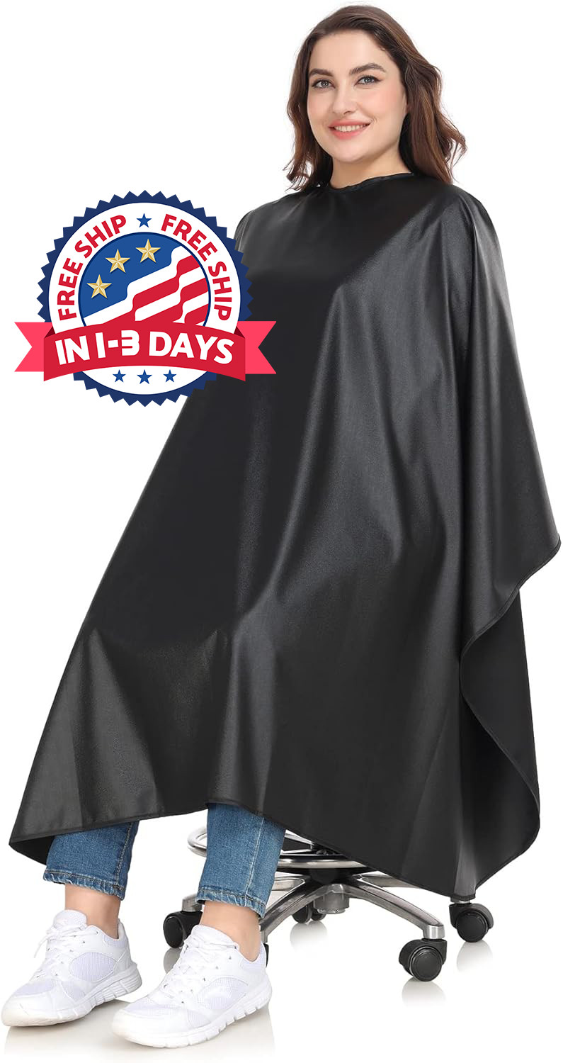 Capas químicas para peluqueros con broches Resistentes al agua y a los químicos