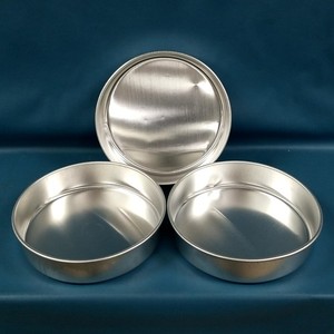 3 Unused CHOICE Brand Aluminum Restaurant Grade Cake Pans Catering Receptions 