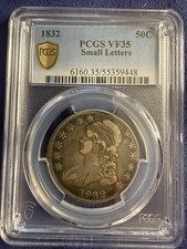 1835 50C (Regular Strike) Capped Bust Half Dollar - PCGS CoinFacts