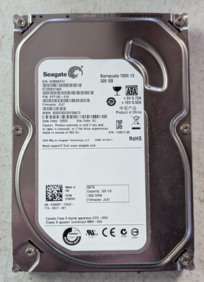 Seagate Barracuda 7200.12 ST3320413AS 320GB 3.5'' SATA HDD 7200RPM 16MB