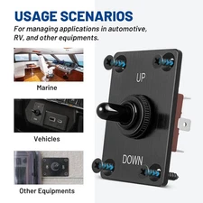 3 Way On/Off/On Momentary Toggle Switch Tilt Trim Switches 12V for Marine Bo MH8