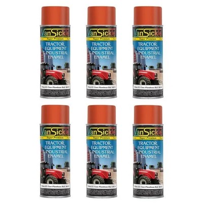 Case Flambeau Red Tractor Aerosol 6-Pack fits Paint Case