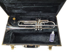 Yamaha YTR 5335G Trumpet Allegro Silver Trumpet with Mouthpiece and Hard Case