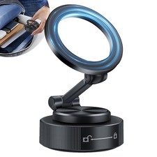 360  Adjustable Magnetic Vacuum Car Phone Holder Suction Cup Mount for MagSafe