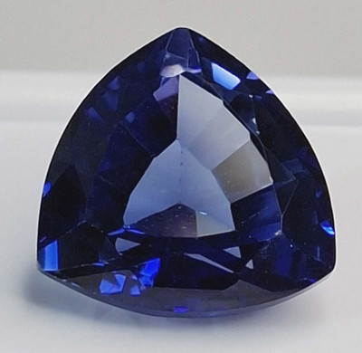 Natural Trillion Cut Blue Tanzanite 10-12 Carat Loose Certified Gemstone SP085