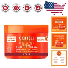 Coconut Curling Cream with Shea Butter, 12 oz for Natural Hair