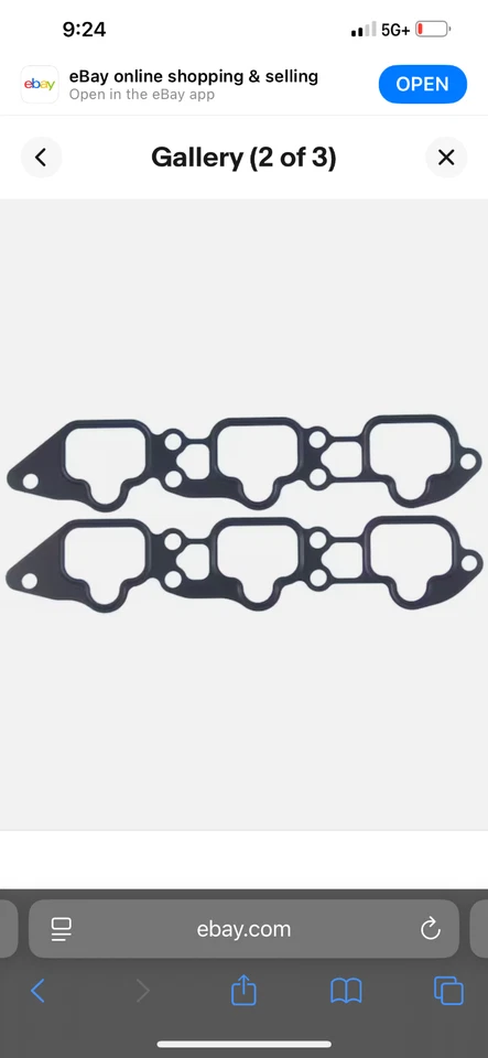 Mahle MS12455 Engine Intake Manifold Gasket Fits to (1995-2002) Mazda Millenia - Image 2 of 2