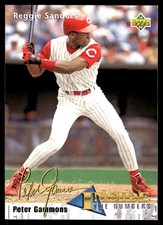 Reggie Sanders 1993 Upper Deck #469 Reds MLB READ FREE SHIPPING AutographDen