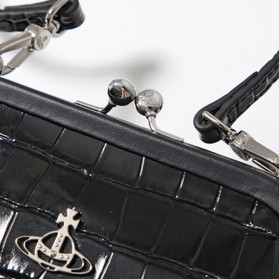 Vivienne Westwood EMBOSSED VIVIENNES Clutch Bag Women's Bag N401