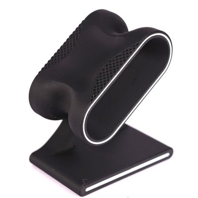 Premium Watch Stand Display Holder - Black White Trim  Made in USA  