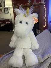 BNWT Ty Beanie Babies Attic Treasures Agnus the Unicorn 9" Retired New Tagged