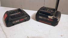 Bosch 18v Volt CORE 4.0 Ah Lithium Battery GBA18V40 Bat618 2.6ah TESTED LOT OF 2