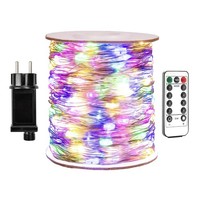 Led Lichterkette Bunt 120 M 1200 Leds Silberdraht 8 Modi