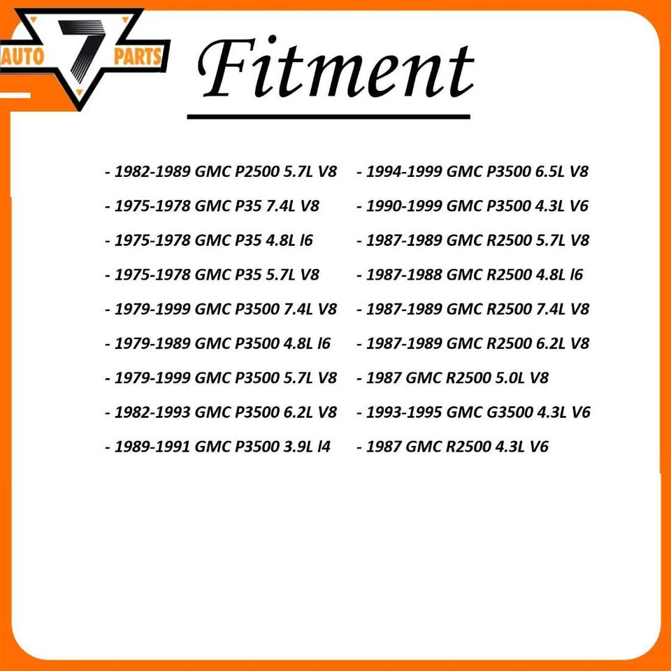 4 передних задних амортизатора KYB для GMC C25 1975 1976 1977 1978 - Изображение 4 из 4