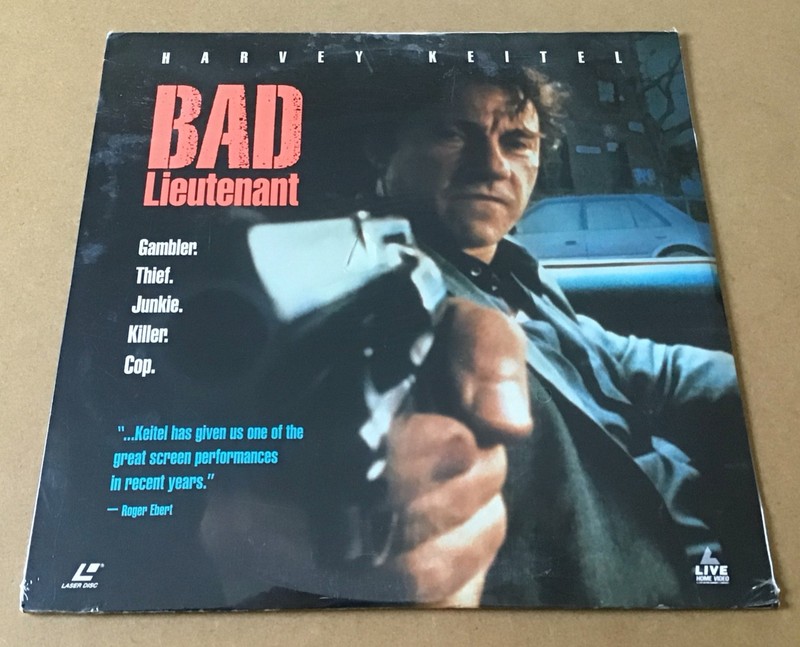 Bad Lieutenant NC-17 LaserDisc LD 69948 Live Home Video Uncut Version Sealed NM!