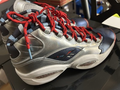 Reebok Harden x Question Crossover Mid Allen Iverson FZ1366 Silver Mens Size 11 s-l400.jpg main image 3