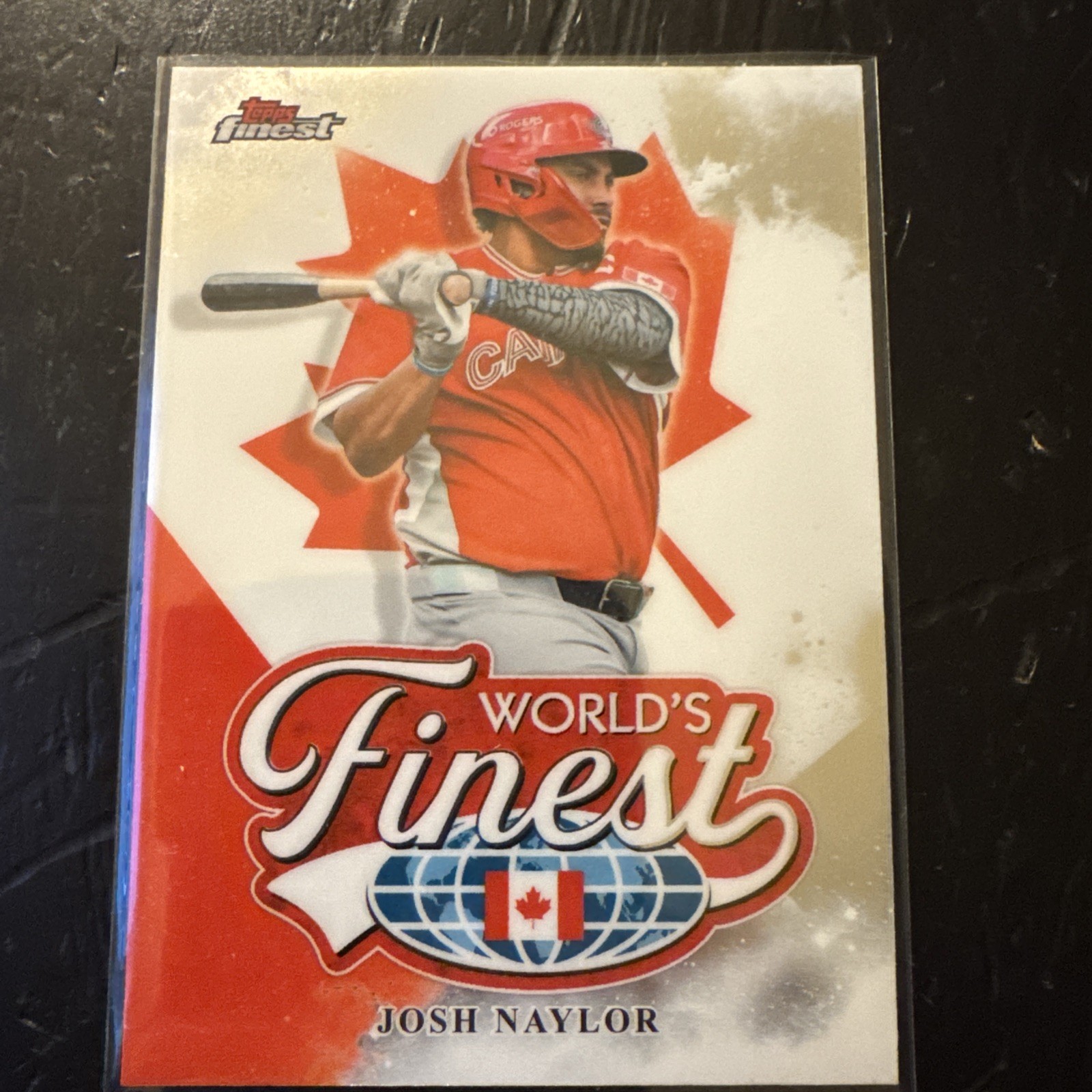 2026 Topps Finest Josh Naylor World’s Finest #WF-35 Canada
