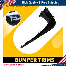 Fit 2019-2022 Honda Pilot Front Driver Bumper Upper Trim Replacement 71108TG7A50