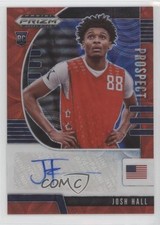 2020-21 Panini Prizm Draft Picks Prospect Choice Red 23/88 Josh Hall Auto 16qs