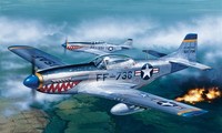 Italeri 1/72 Flugzeugbausatz F 51D Mustang Statisches Modellbau