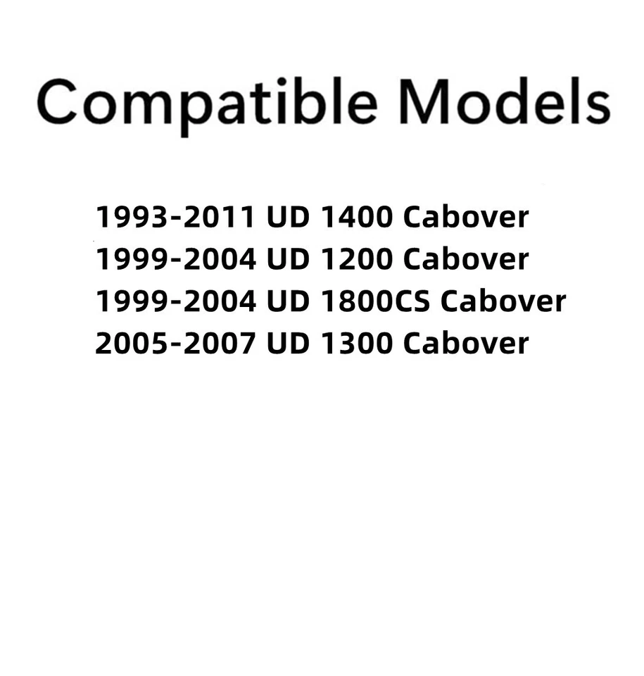 Fits Nissan UD 1200 1800CS 1300 1400 Driver Left Side Door Window Glass Foto 3 de 4