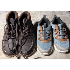 Levi's Botas Marrón y Gris Malla de Panal Tenis Niños Calzado Paquete