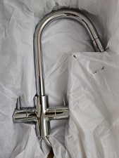 Image of Wickes Kisdon Monobloc Pull Out Kitchen Sink Mixer Tap In Chrome.
