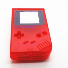 Clear Red Full Housing Shell Case Screen for Gameboy GBO Classic GB DMG-01