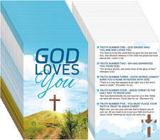 200 Pcs Gospel Tract Card Salvation Cards Pocket Holy Postcard Prayer Postcards
